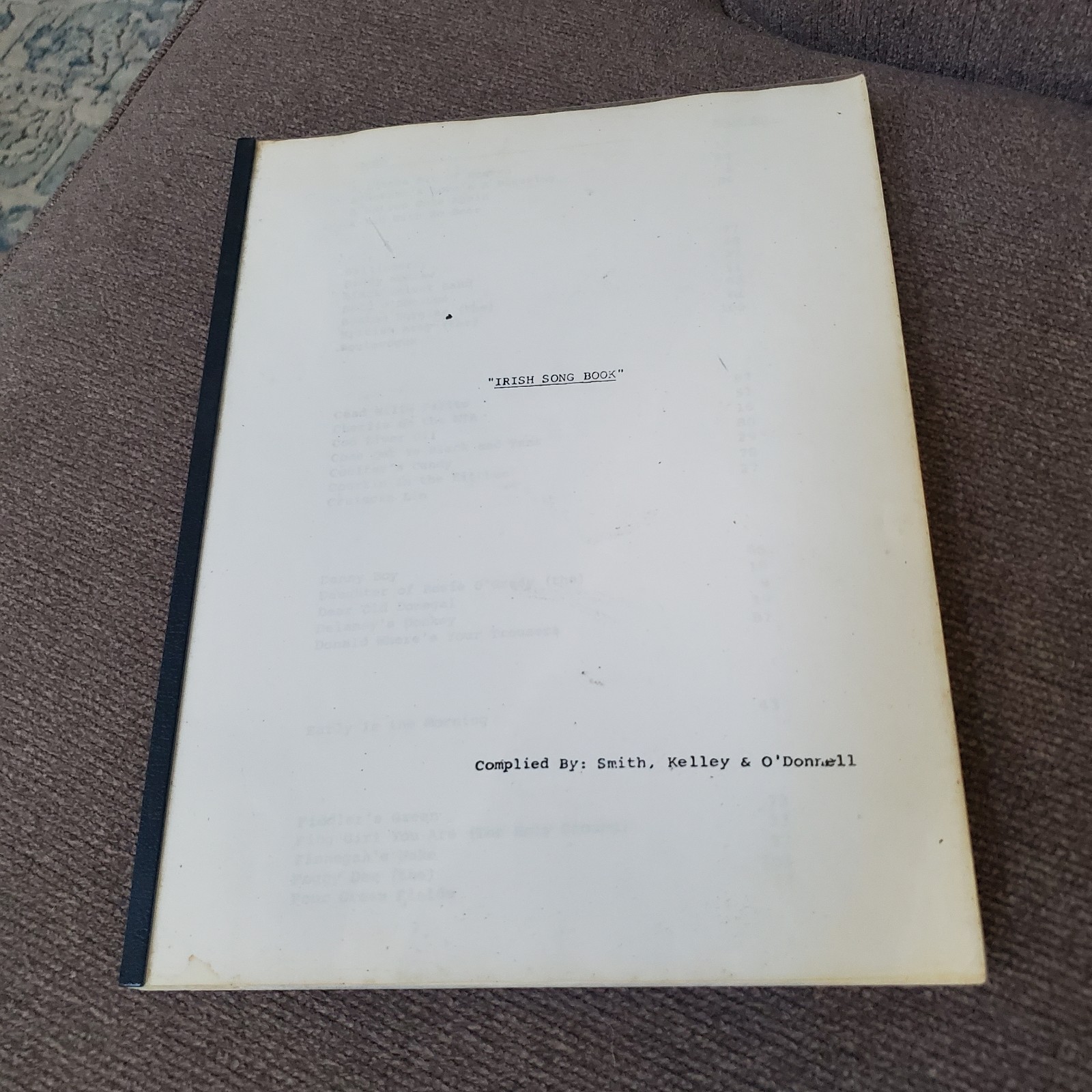 Vintage Irish Ballads Booklet Songs Lyrics Sheet Music Ireland St. Patrick's Day