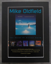 Mike Oldfield The Songs Of A Distant Earth Promo Advert Mounted 14x11