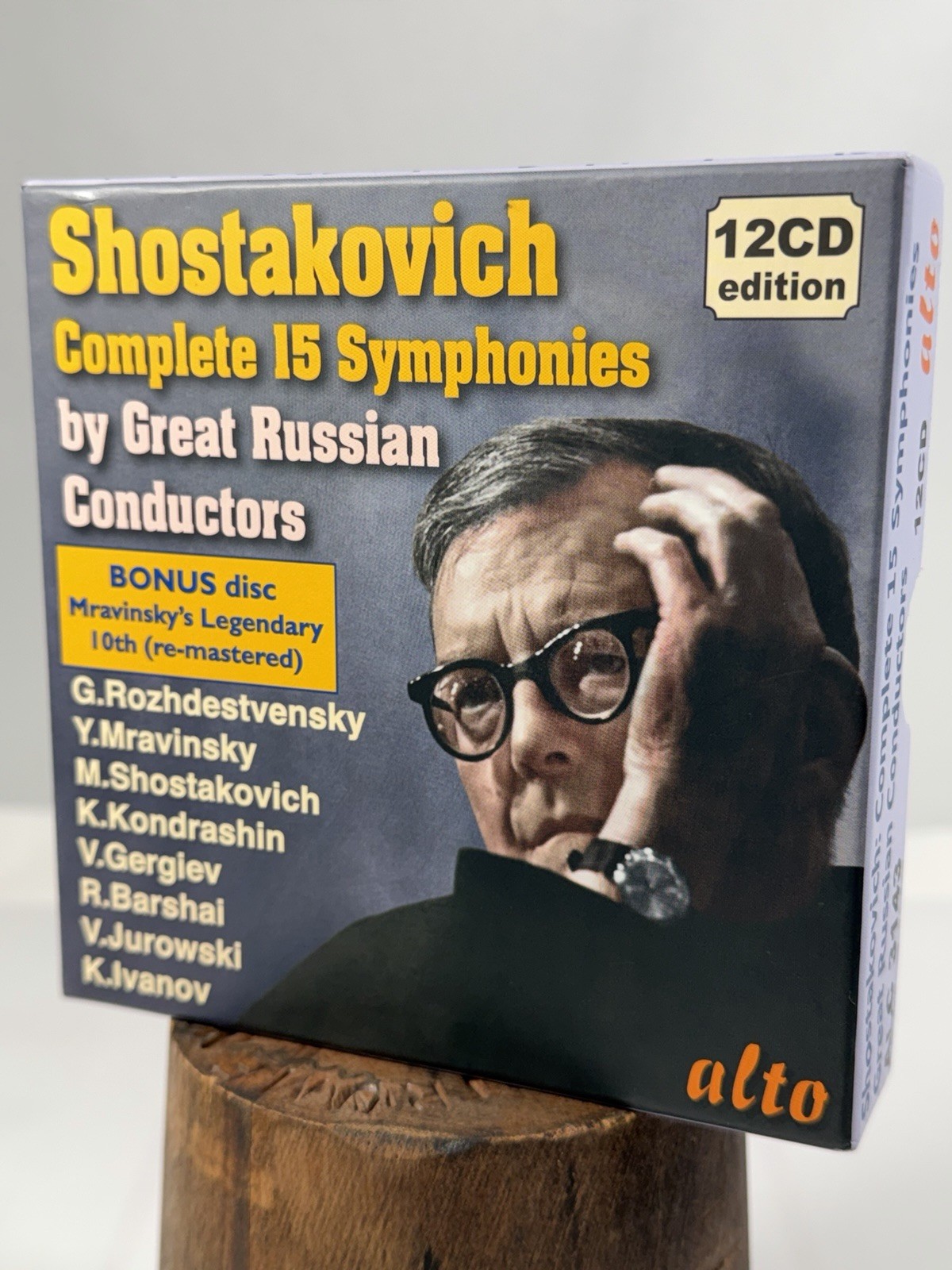 Shostakovich Complete 15 Symphonies Great Russian Conductors 12 CD Alto ALC 3143