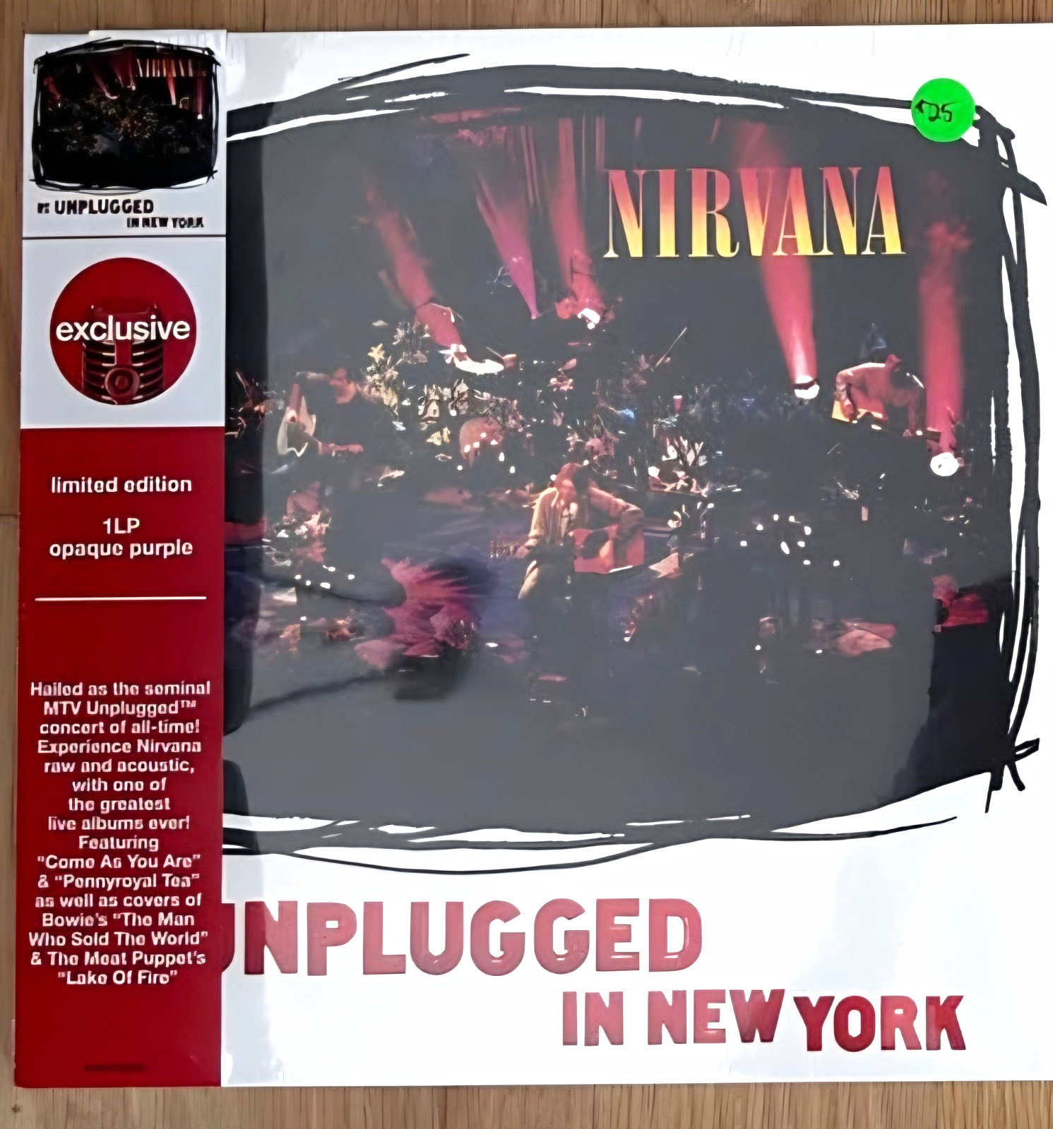 Nirvana MTV Unplugged in New York Limited Edition Purple Vinyl LP 12