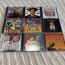 Lot of 9 Movie Soundtrack CDs - Disney & More Little Mermaid Home Alone Rugrats picture
