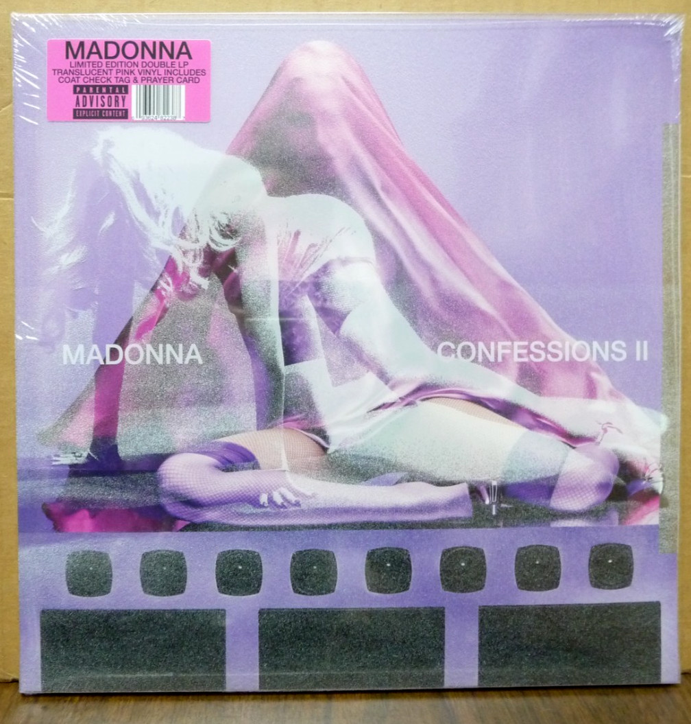 MADONNA Confessions II DELUXE PREMIUM PACKAGING Limited Edition PINK Vinyl 2-LP