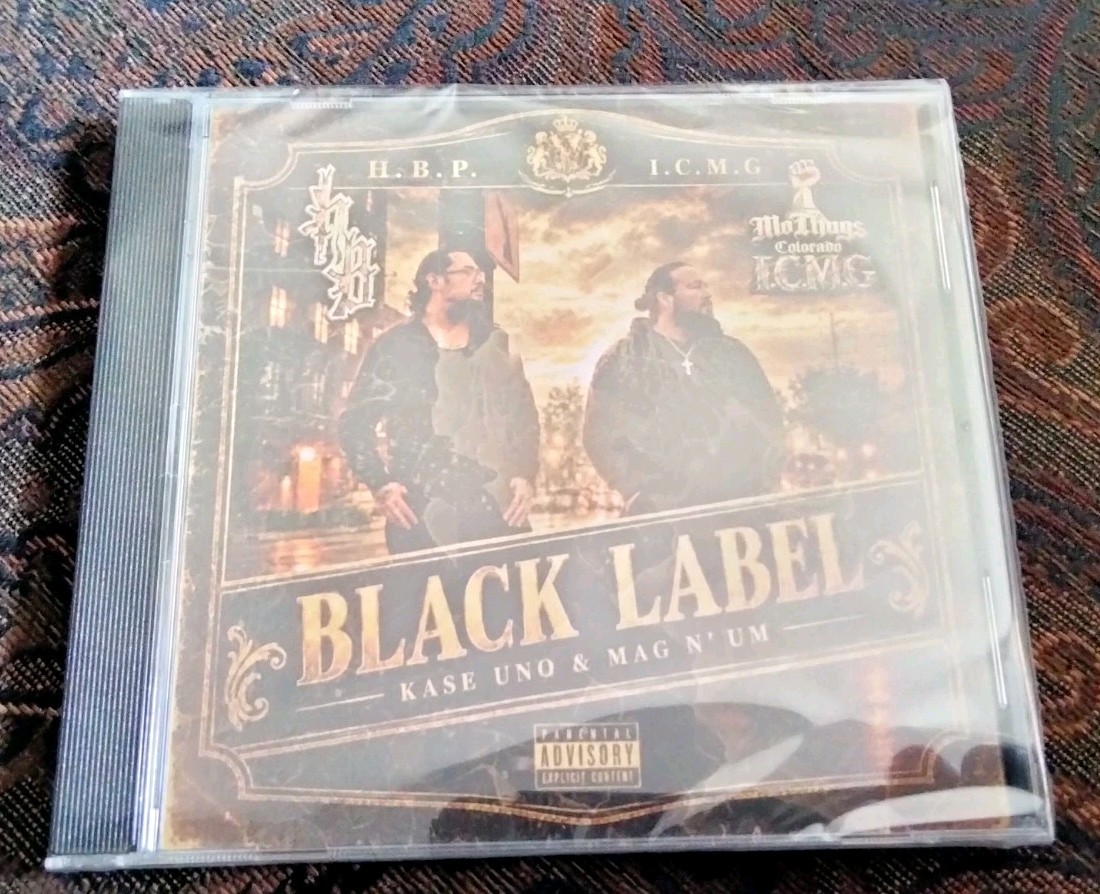 Mega Rare Mo Thugs Colorado Kase Uno & Mag N' Um - Black Label CD (New)🎤🔥