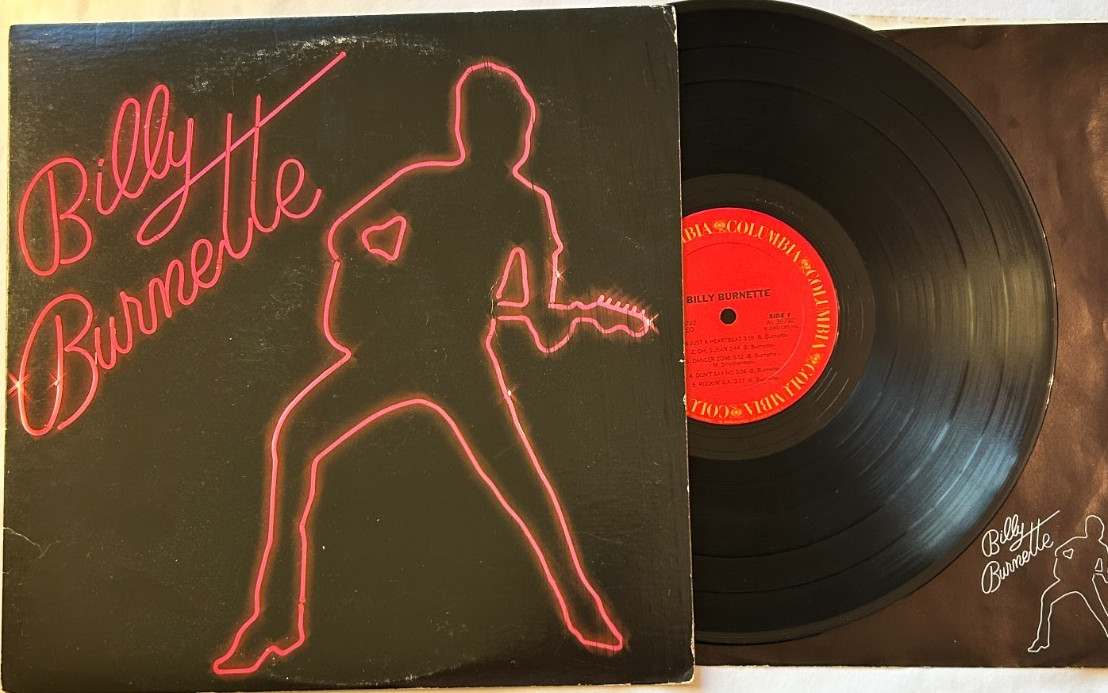 Billy Burnette - Self-Titled LP - 1980 1st Pressing 12\