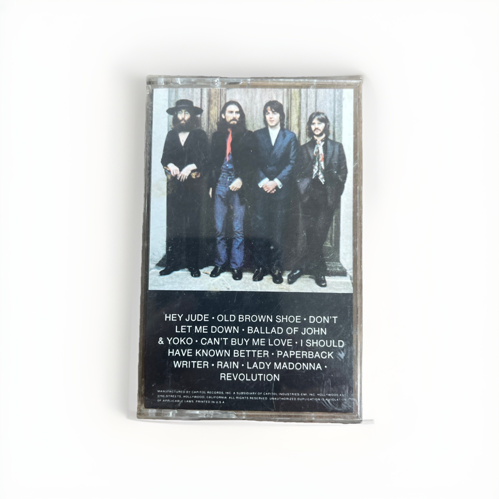 Vintage Hey Jude The Beatles Cassette Tape Capitol Apple Records 1988