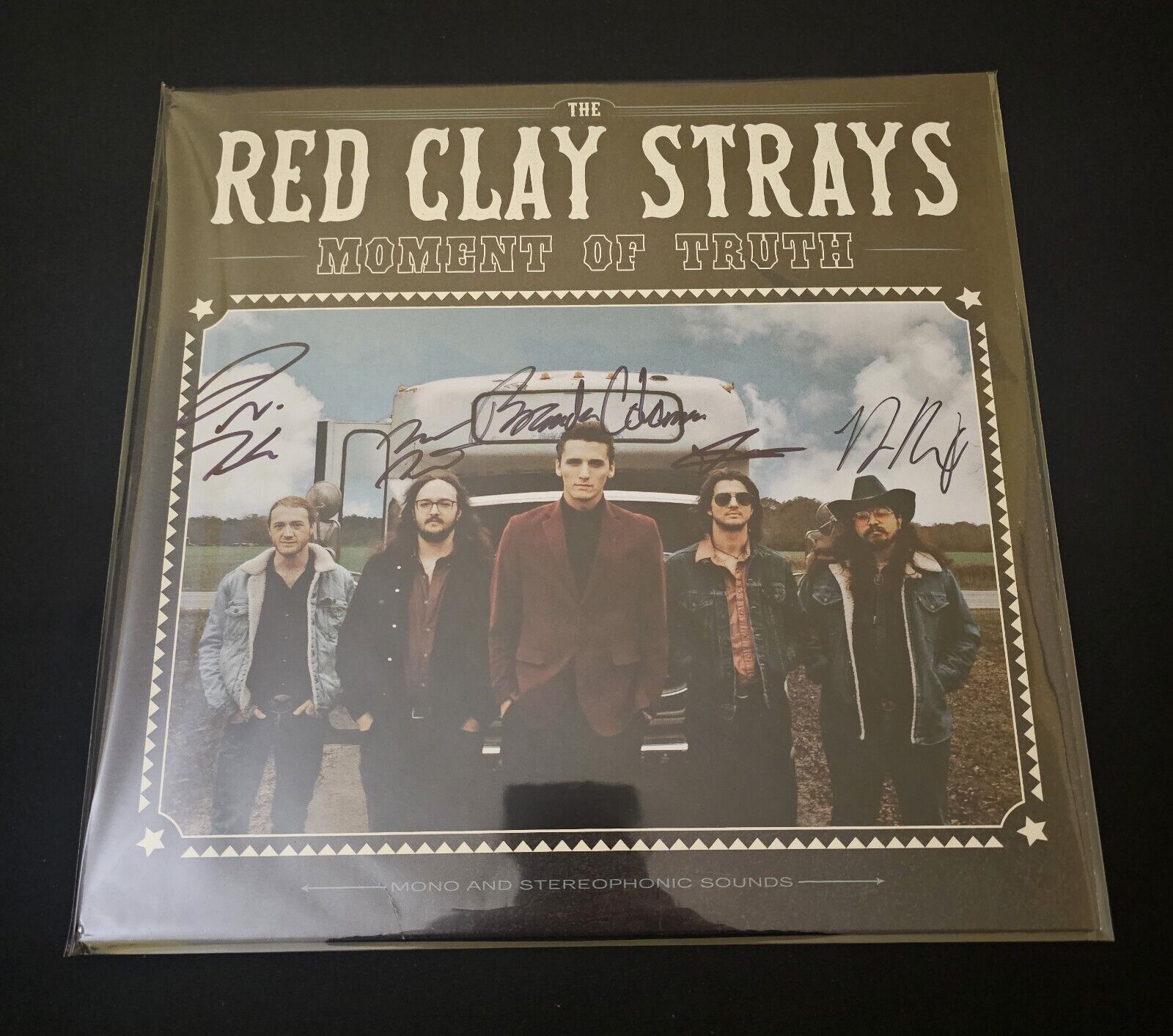 The Red Clay Strays - Moment of Truth SIGNED Debut LP - Autographed Vinyl - NEW