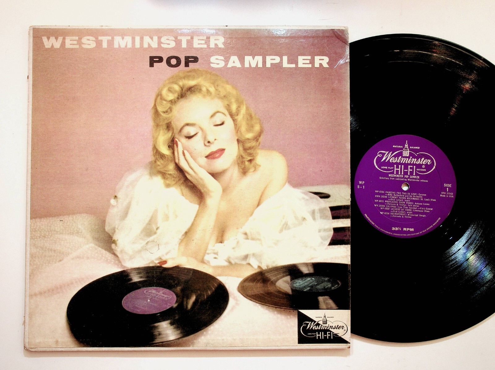 1956 Westminster Pop Sampler Vinyl LP Record