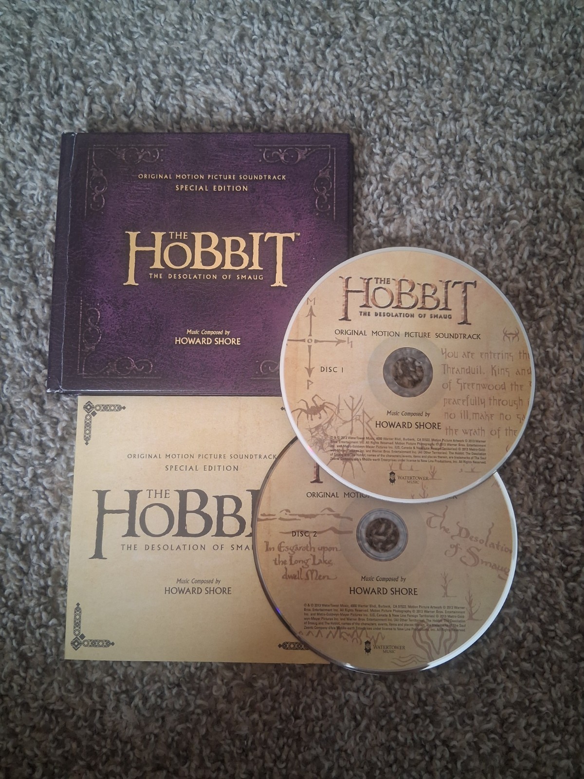 The Hobbit The Desolation of Smaug Special Edition Soundtrack (CD, 2 Disc, 2013)