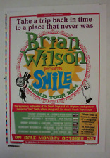BRIAN WILSON (THE BEACH BOYS) (UNCUT)  ORIGINAL TOUR POSTER picture