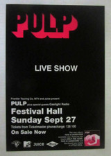 PULP ORIGINAL TOUR POSTER picture