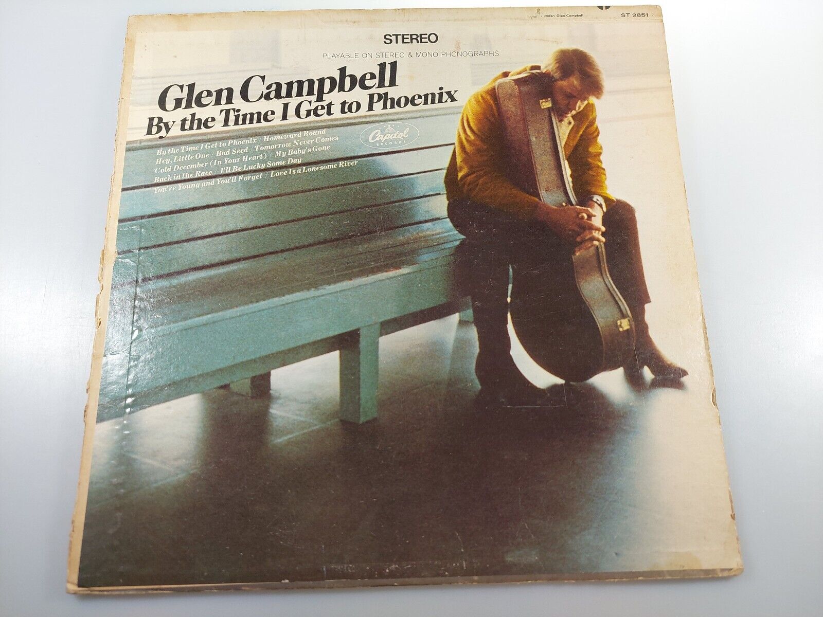 Vintage Glen Campbell By The Time I Get to Phoenix LP Vinyl Record 