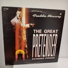 Vintage Freddie Mercury The Great Pretender Vinyl Record Album Extended Version picture