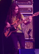 Bass guitarist singer Tal Wilkenfeld performing with Jeff Beck Wal- Old Photo picture