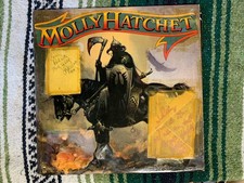 Molly Hatchet Self-Titled Vinyl LP Epic JE 35347 SIGNED Autographed By Riff West picture