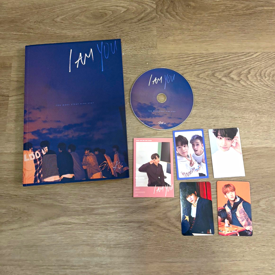 Stray Kids I AM YOU 2018 CD Album JYP Cardboard Sleeve K-Pop Blue