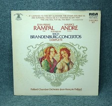 Bach Brandenburg Concertos Complete RCA Red Seal 2 LP Set CRL2-5801 Rampal picture