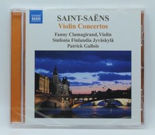 CAMILLE SAINT-SAENS Violin Concertos 1, 2 & 3 Fanny Clamagirand Classical CD picture