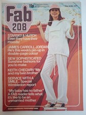 FAB 208 JUNE 1977 MAGAZINE STARSKY ARTICLES FULL POSTER EXCELLENT CONDITION picture