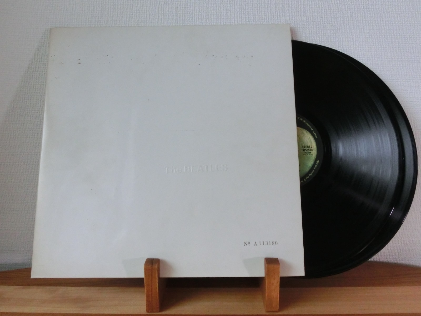 The Beatles White Album AP-8570/71 Japan Apple 2LP EX/EX- Tested No Obi