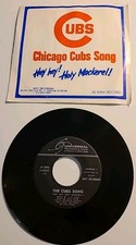 Hey Hey Holy Mackerel Chicago Cubs Song 45 rpm record Watch Listen to videoclip picture
