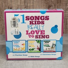 51 Songs Kids Really Love to Sing 3 CD Box Set Playtime Bible Christmas Music picture