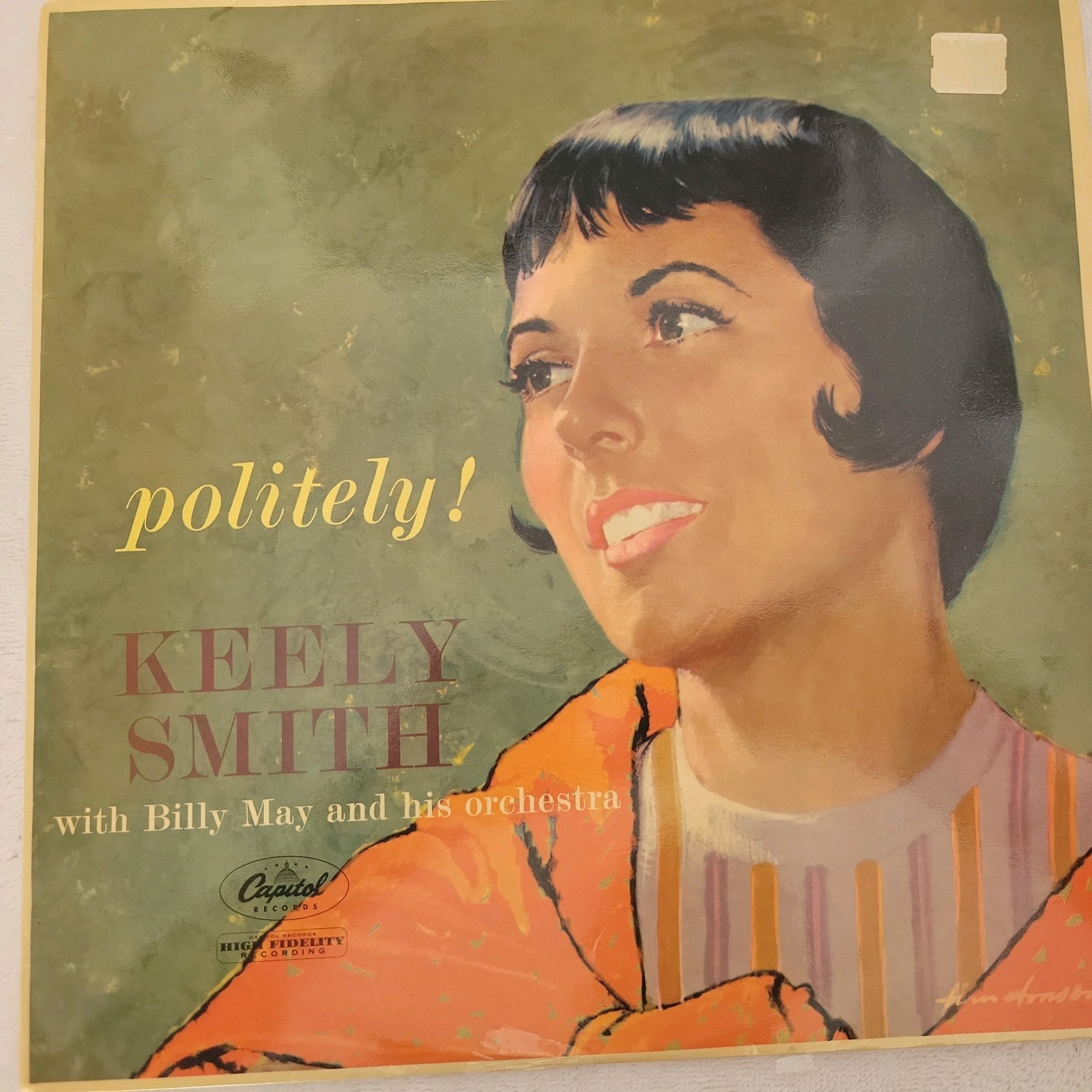 Vintage Keely Smith 1958 Jazz/Pop Record On Capitol Records. Uk  T 1073. Vg+