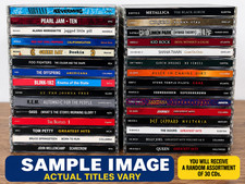30 Random Music CDs Mystery Lot Mixed Genres Assorted Artists w/Cases  picture