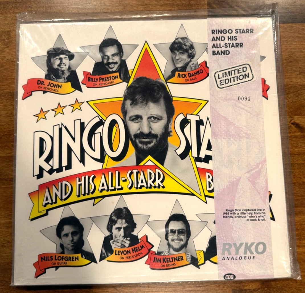 Ringo Starr All-Starr Band Green Vinyl LP 1990 Sealed Obi Numbered Beatles