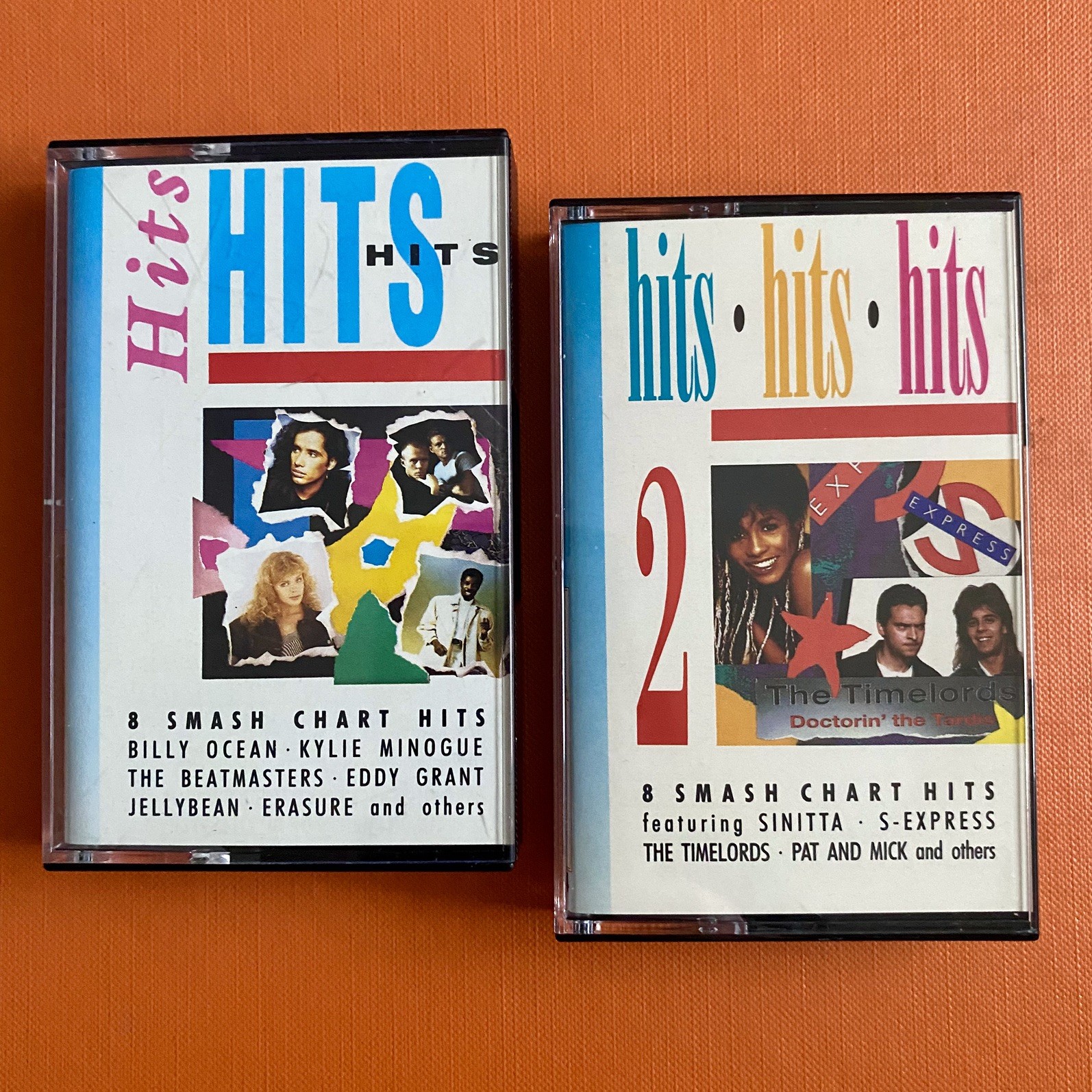 Hits Hits Hits 1 & 2 BP Lifestyle Cassettes (1988) Inc Erasure, Kylie, Timelords