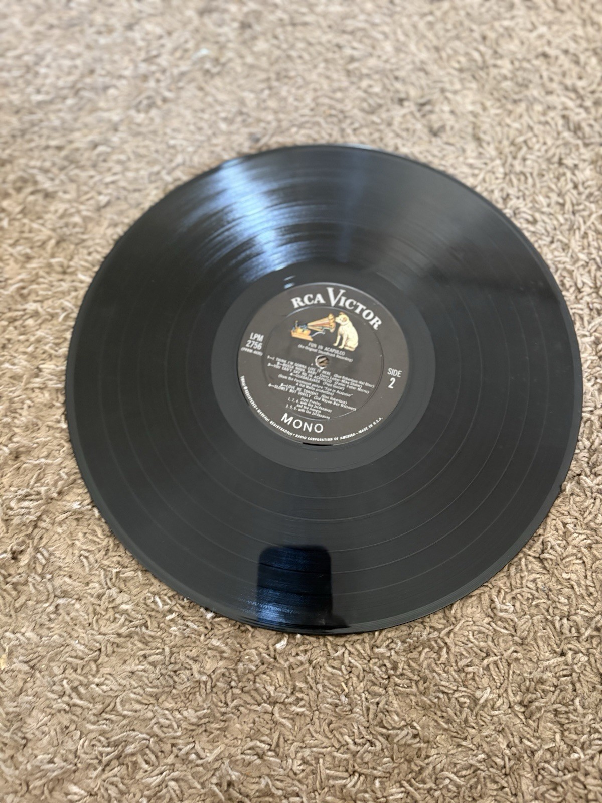 Elvis Presley Lp RCA VICTOR ELVIS PRESLEY FUN IN ACAPULCO RECORD