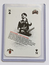 2006 Dave Grohl Foo Fighters Jim Beam Music Collector Playing Card King of Clubs picture