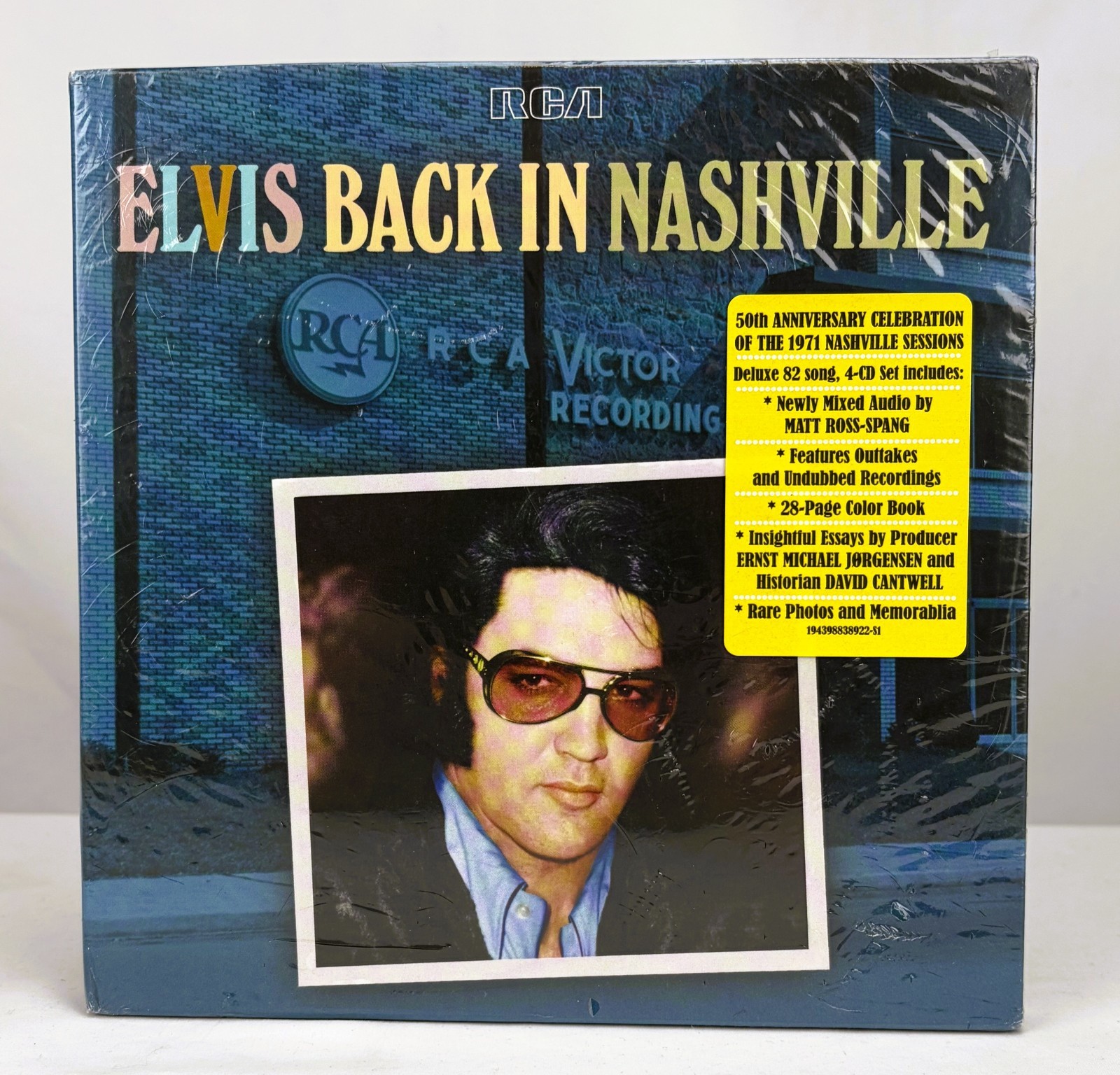 Elvis Presley Back In Nashville 50th Anniversary 4 CD Box Set New Sealed NIB