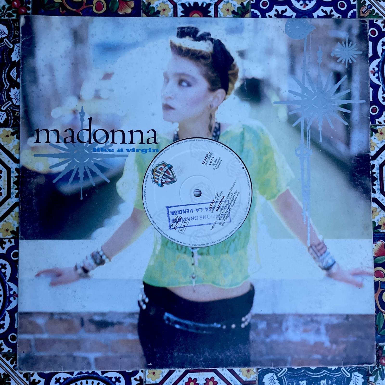 MADONNA ITALY  Like a Virgin PROMO MAXY 12”  MegaRare  Unplayed  Confessions