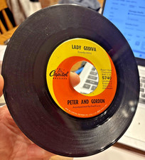 VTG 1966 PETER AND GORDON 45 VINYL  CAPITOL LADY GODIVA / MORNING'S CALLING 5740 picture