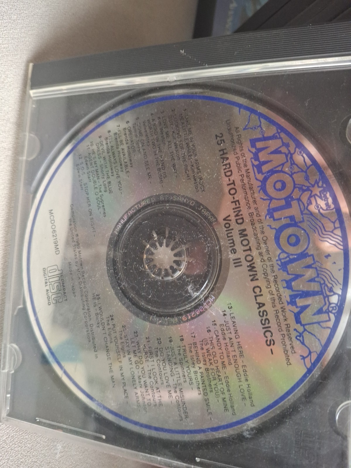 Various - 25 Hard to Find Motown Classics Volume 3 - Music CD