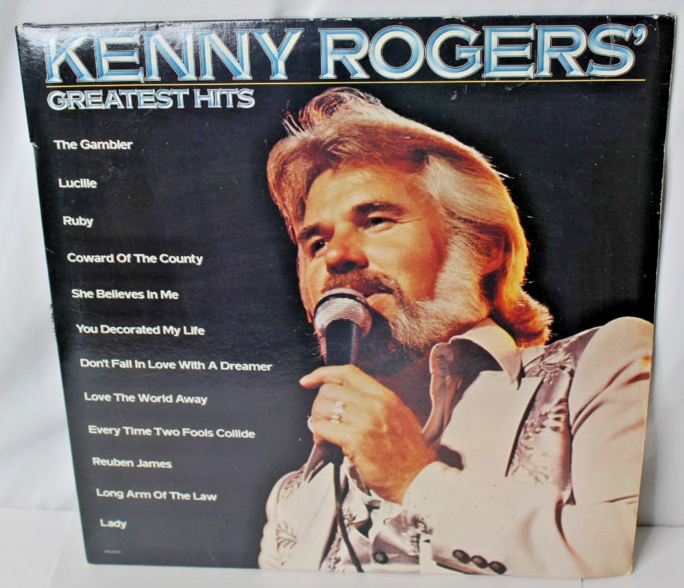 Vintage Kenny Rogers' - Greatest Hits - 1980 - Vinyl Record LP - Liberty Records