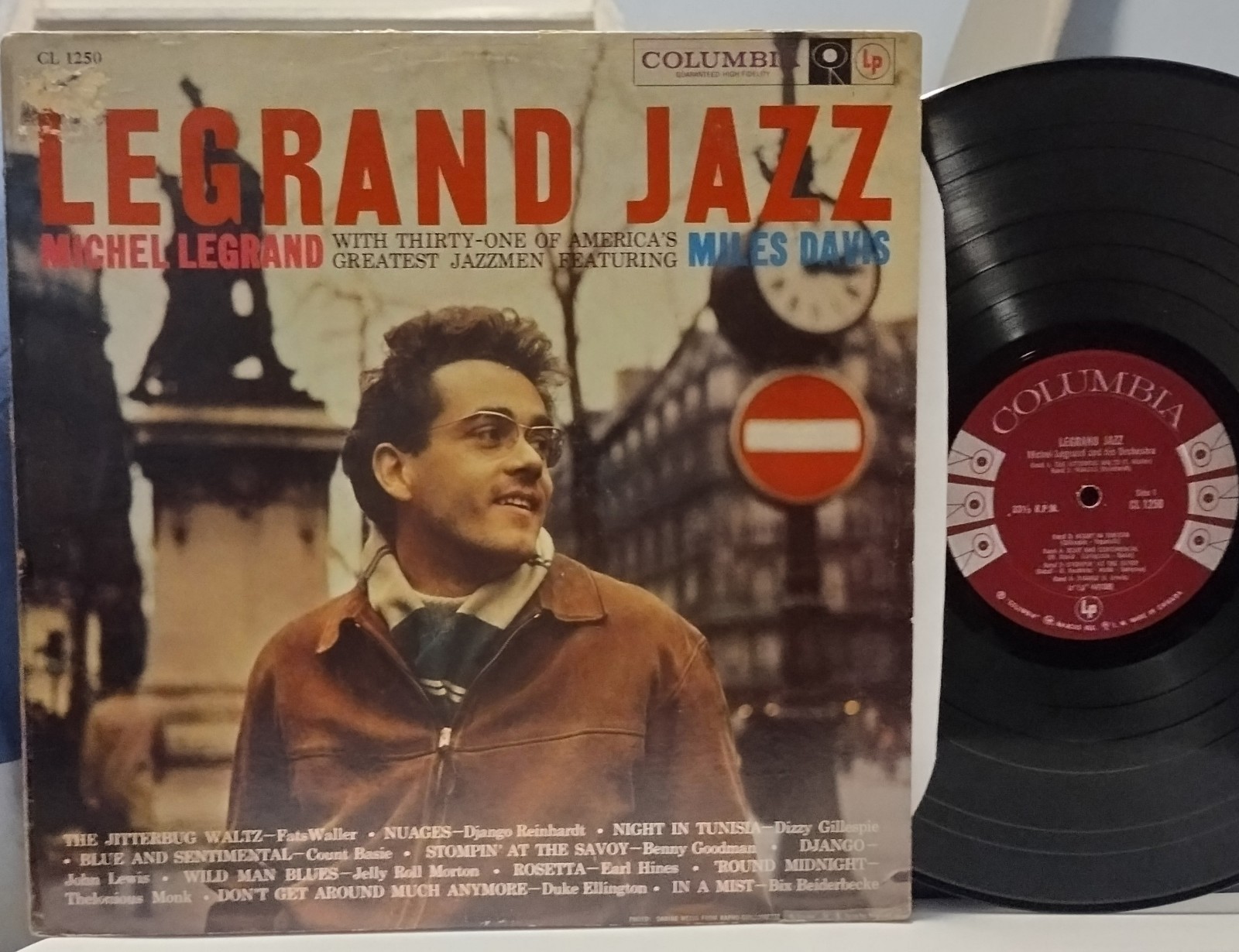 MICHEL LEGRAND Jazz 1958 COLUMBIA MAROON 6-EYE LP Scarce 1A/1A Press MILES DAVIS