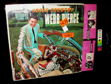WEBB PIERCE LP DECCA DL 4294 Cross Country Mono Shrink 1962 picture