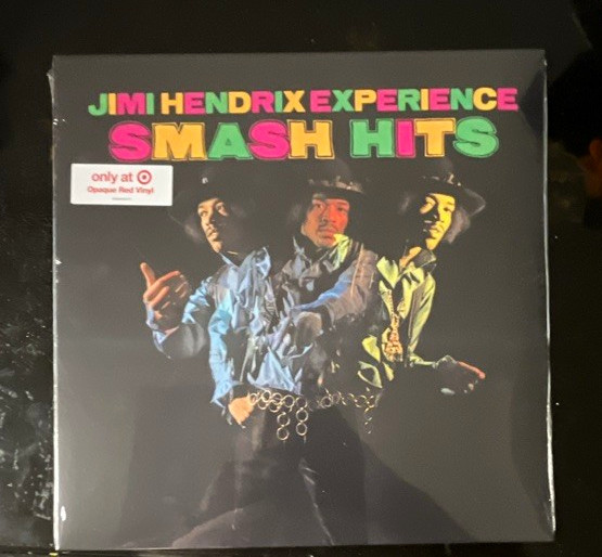 Jimi Hendrix Experience -Smash Hits-Target Exclusive -Opaque Red Colored  Vinyl 