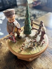 Vintage ANRI Music Box, Thorens Swiss Movement 