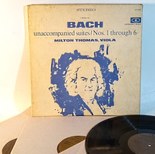 Bach Unaccompanied Suites Nos. 1–6 – Milton Thomas – Concert‑Disc SP‑503 – 3‑LP picture