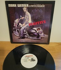 Mark Wenner & Switchblade Fugitive LP 1984 Whitewall Records Harley Davison  picture