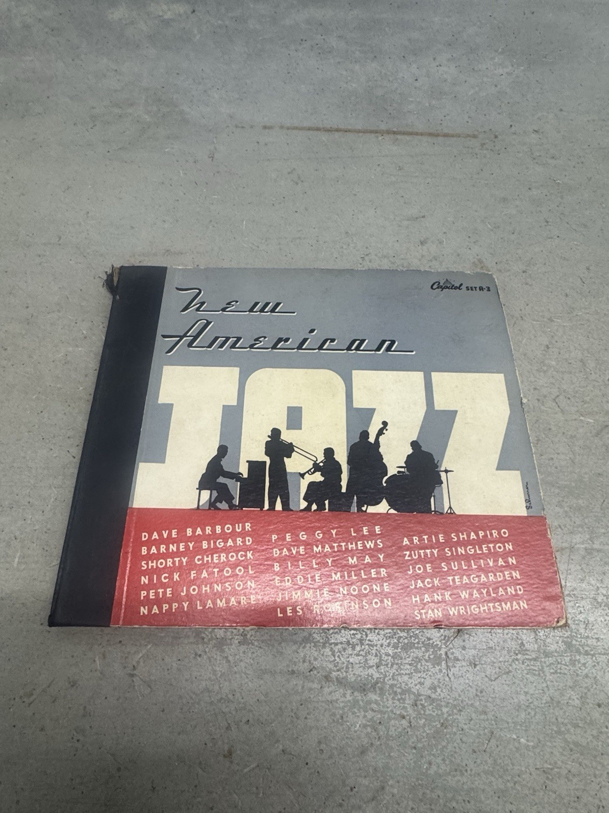 Peggy Lee 1944 Jazz 4x 78 book New American Jazz on Capitol