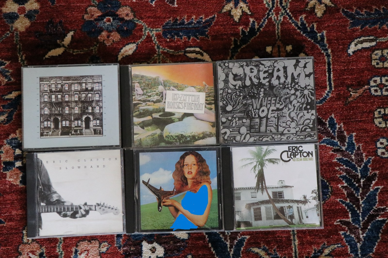 Led Zeppelin & Cream CD Lot (8 Discs) – Physical Graffiti, Wheels of Fire, More