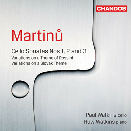 Cd-71. Bohuslav Martin Bohuslav Martinu: Cello Sonatas Nos. 1, 2 and  (CD) New