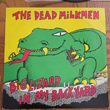 VTG 1985 DEAD MILKMEN VINYL RECORD LP BIG LIZARD IN MY BACKYARD 1ST PRESS OG NM picture