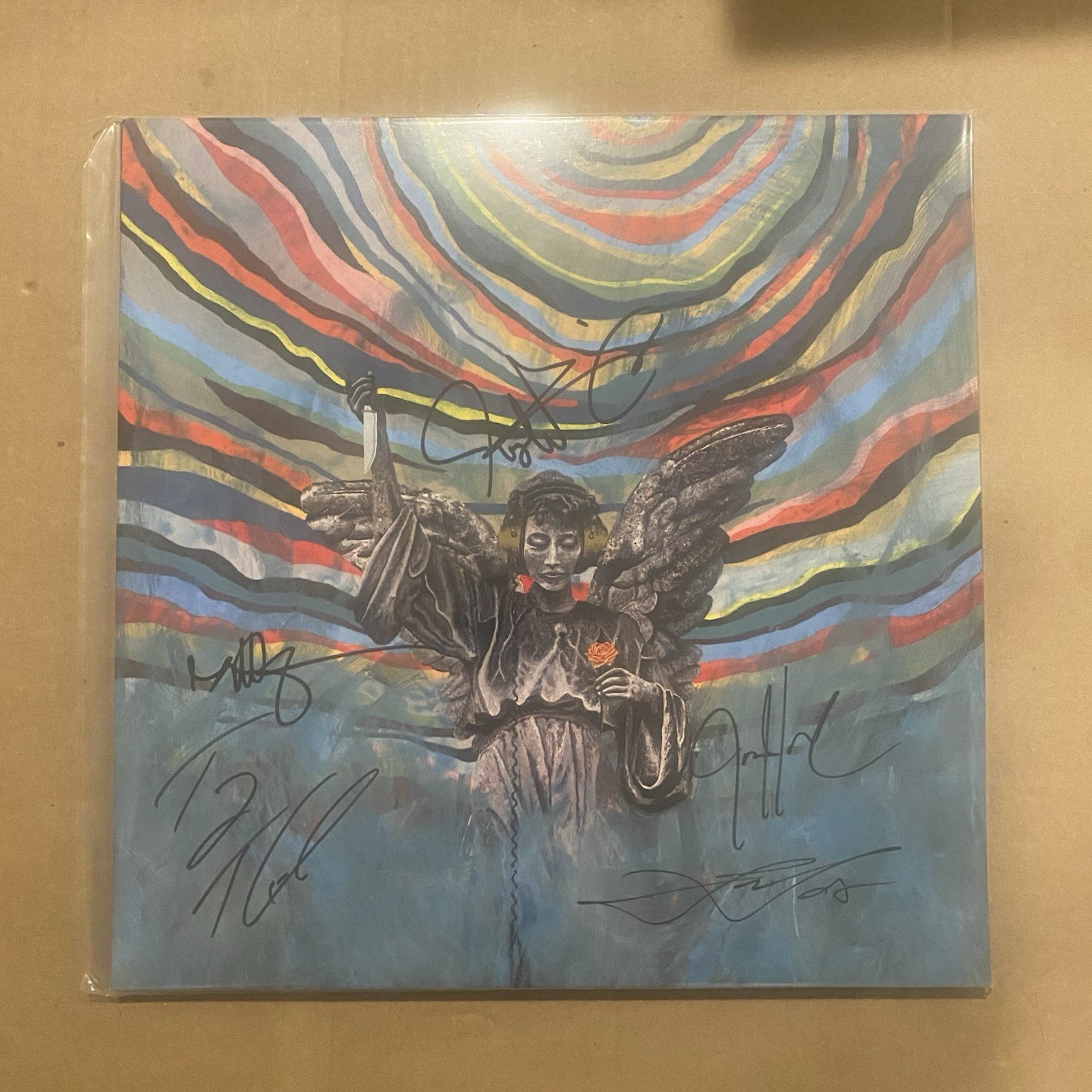 Motion City Soundtrack - Same Old Wasted Wonderful World Autographed Signed LP