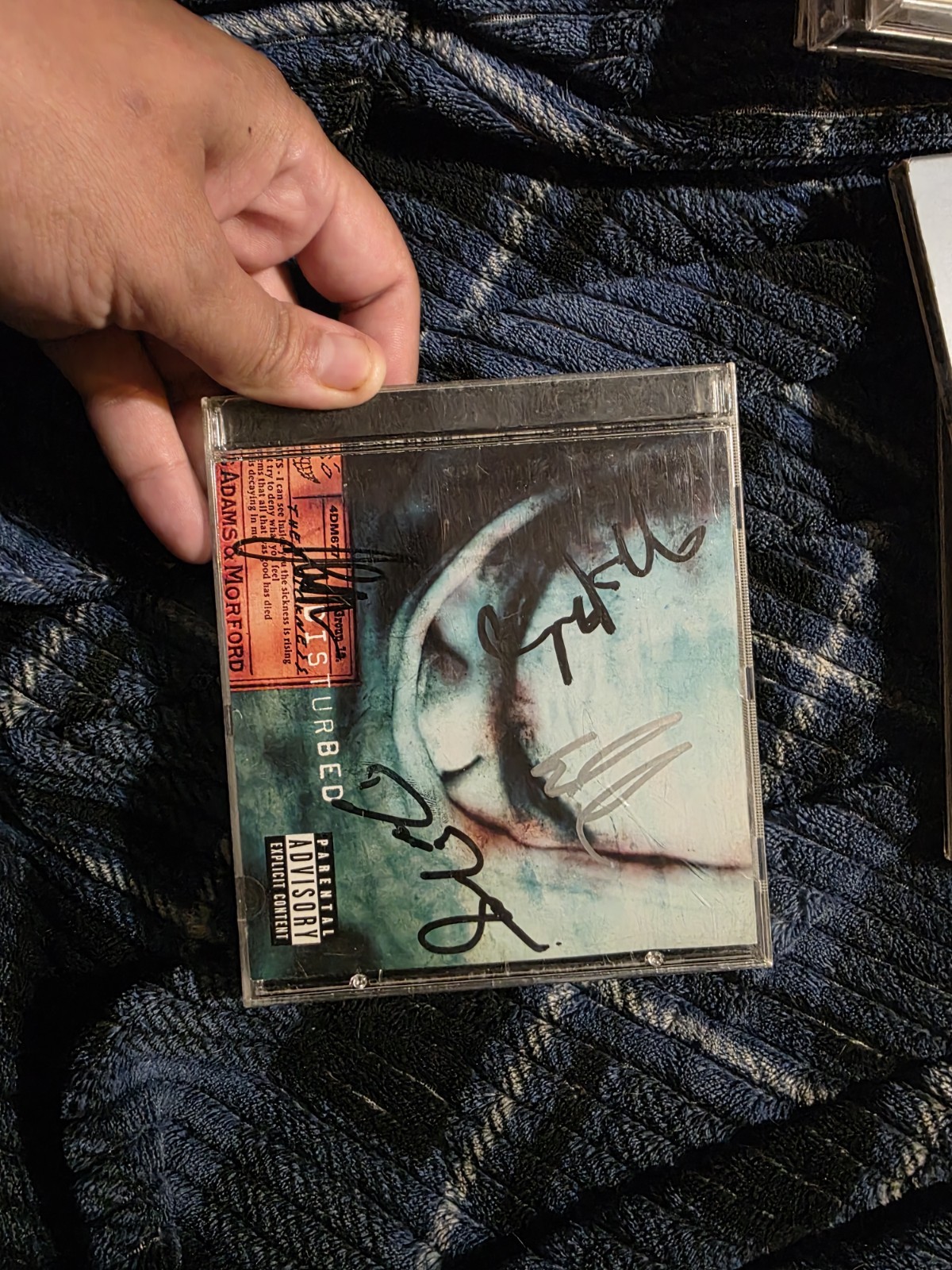 Signed By WHOLE crew RARE Disturbed The Sickness CD Album