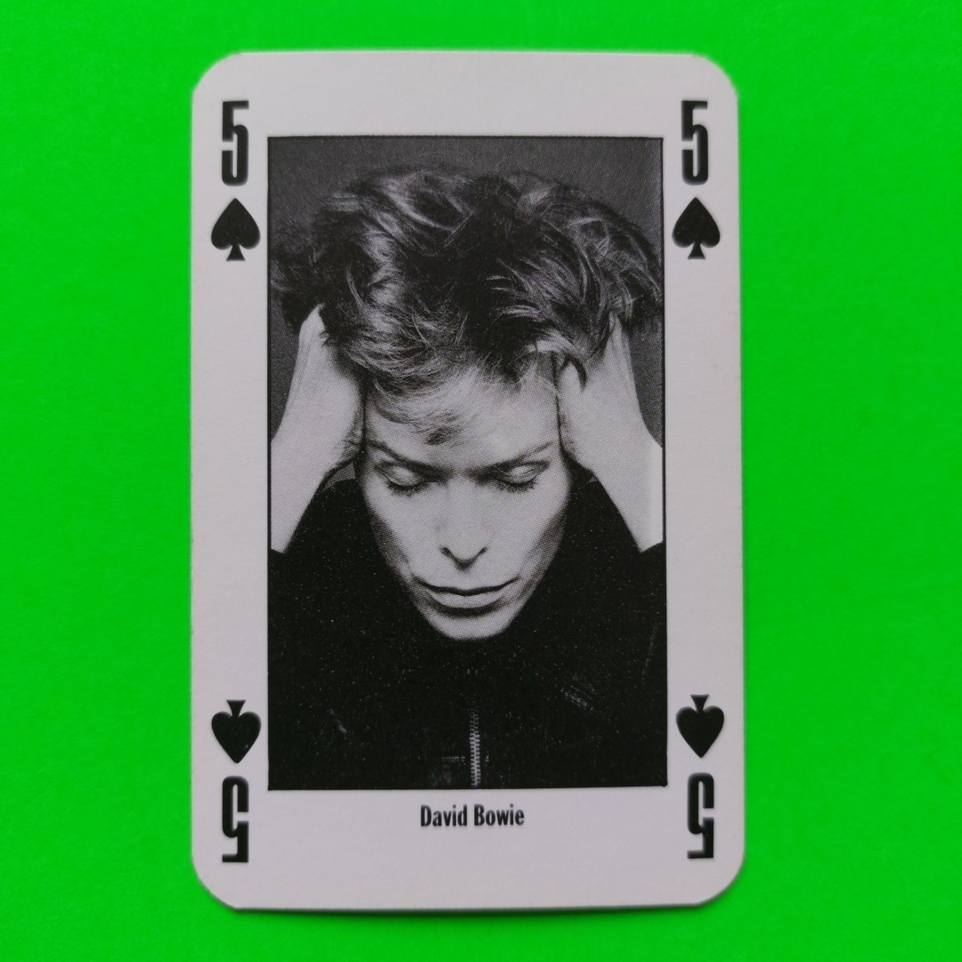DAVID BOWIE - Rare NME Playing Card From 1992 (Leader Of The Pack)