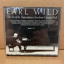 Earl Wild The Art Of The Transcription Live From Carnegie Hall Audiofon 2-CD picture